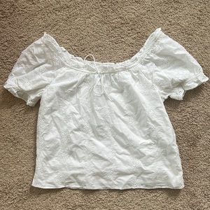 J.Crew Embroidered Top